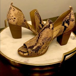 Lucky Brand Snakeskin Heels